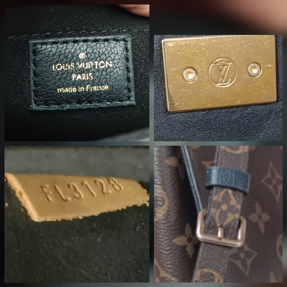 Louis Vuitton Marignan Monogram Canvas Grained Leather Bag ✨ PRISTINE CONDITION - Picture 12 of 16